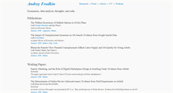 Desktop Screenshot of andreyfradkin.com